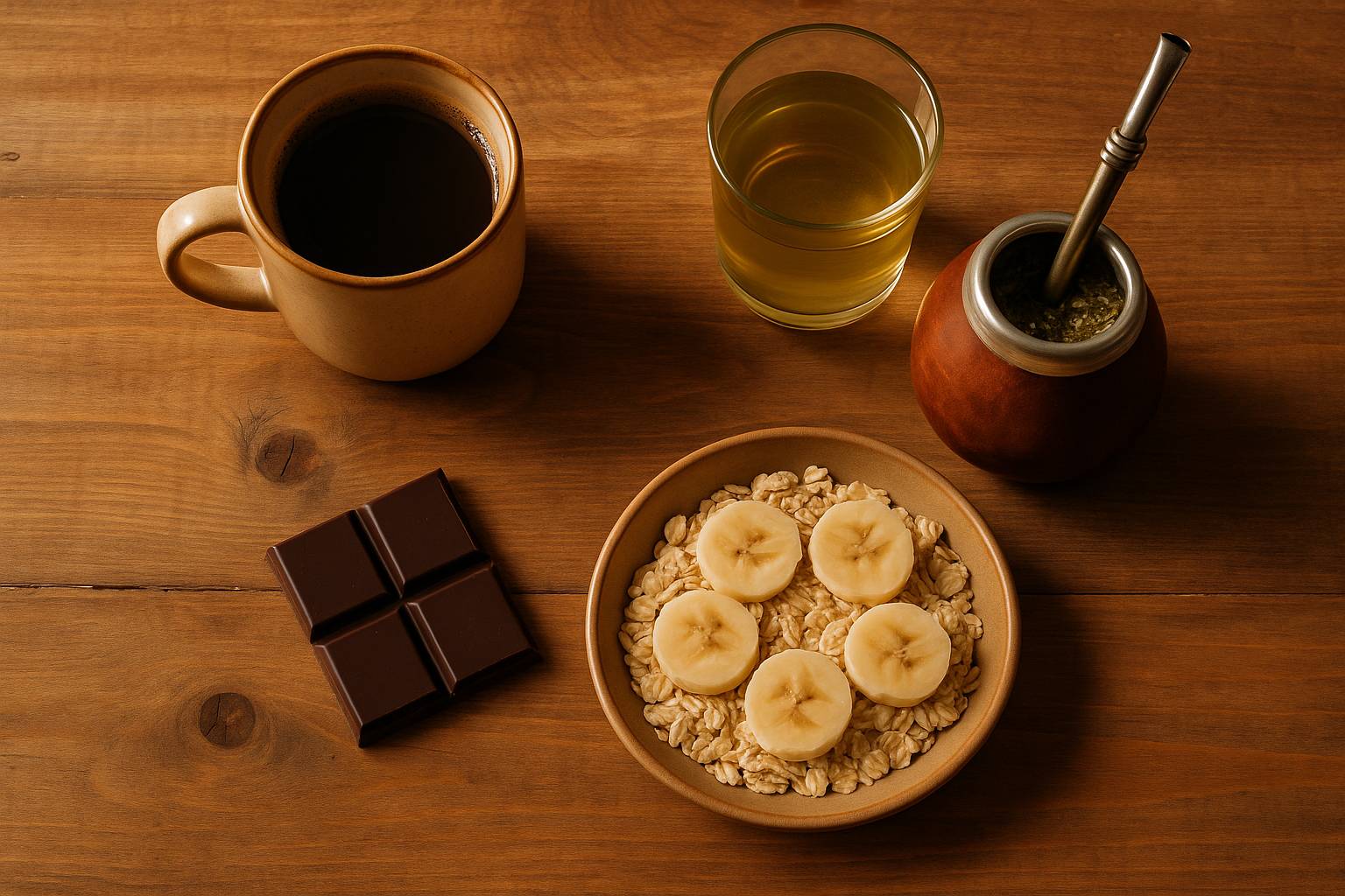 Cafeína natural en alimentos para entrenar sin suplementos