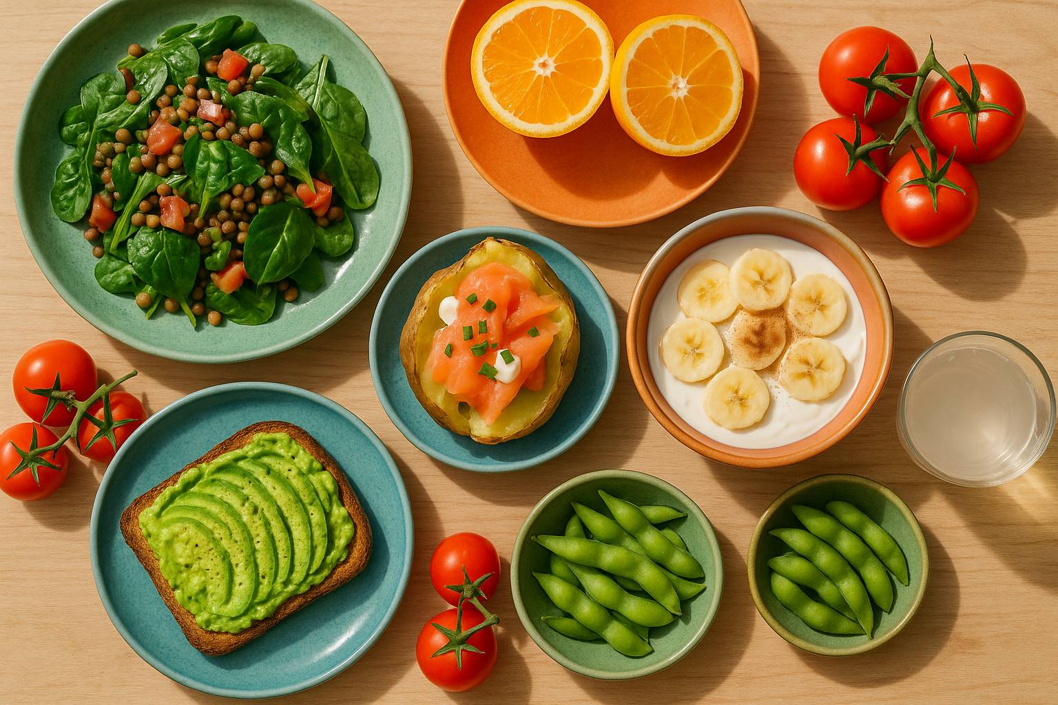 Comidas ricas en potasio para evitar calambres musculares