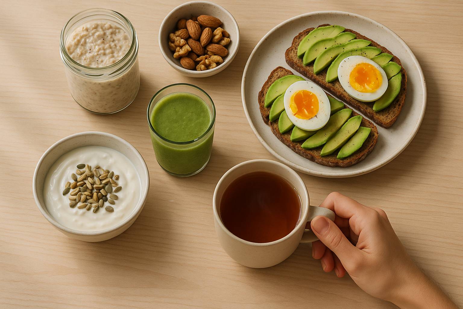 Desayunos sin azúcar para mantener energía durante la mañana