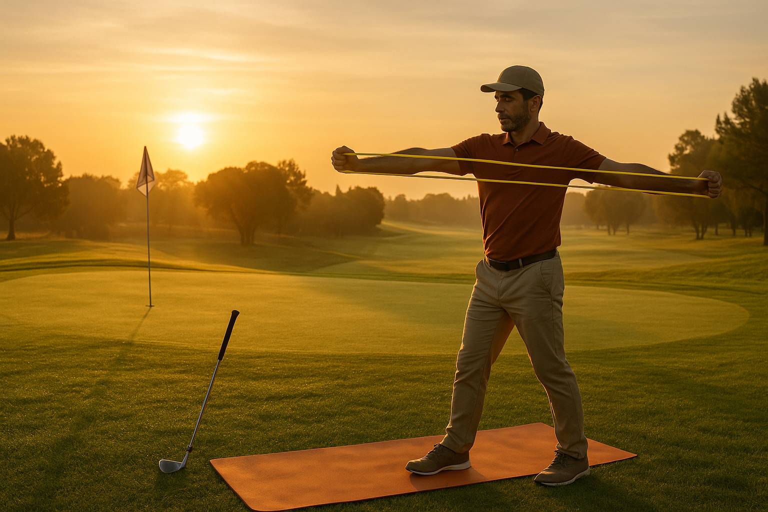 Ejercicios de movilidad para mejorar tu swing en golf