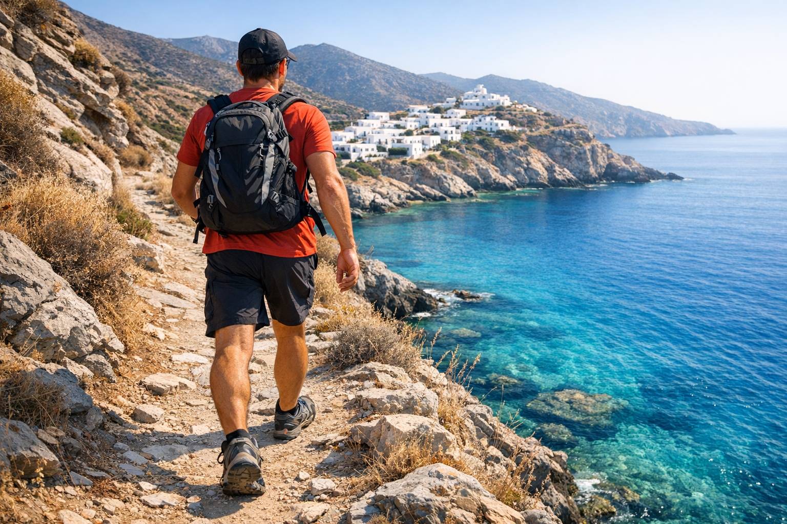 Excursiones activas en un crucero por las islas griegas: planes para caminar, nadar y conquistar miradores
