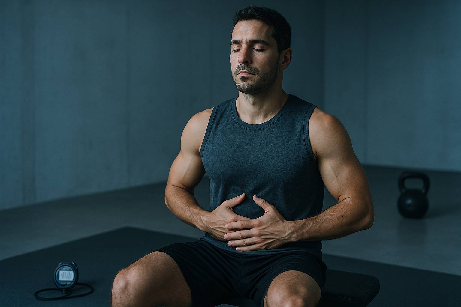 Técnicas de respiración para reducir la ansiedad antes de entrenar