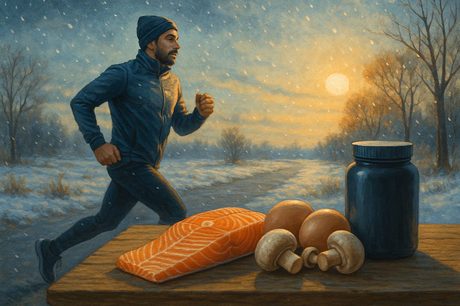 Vitamina D en invierno: dosis para personas que entrenan al aire libre